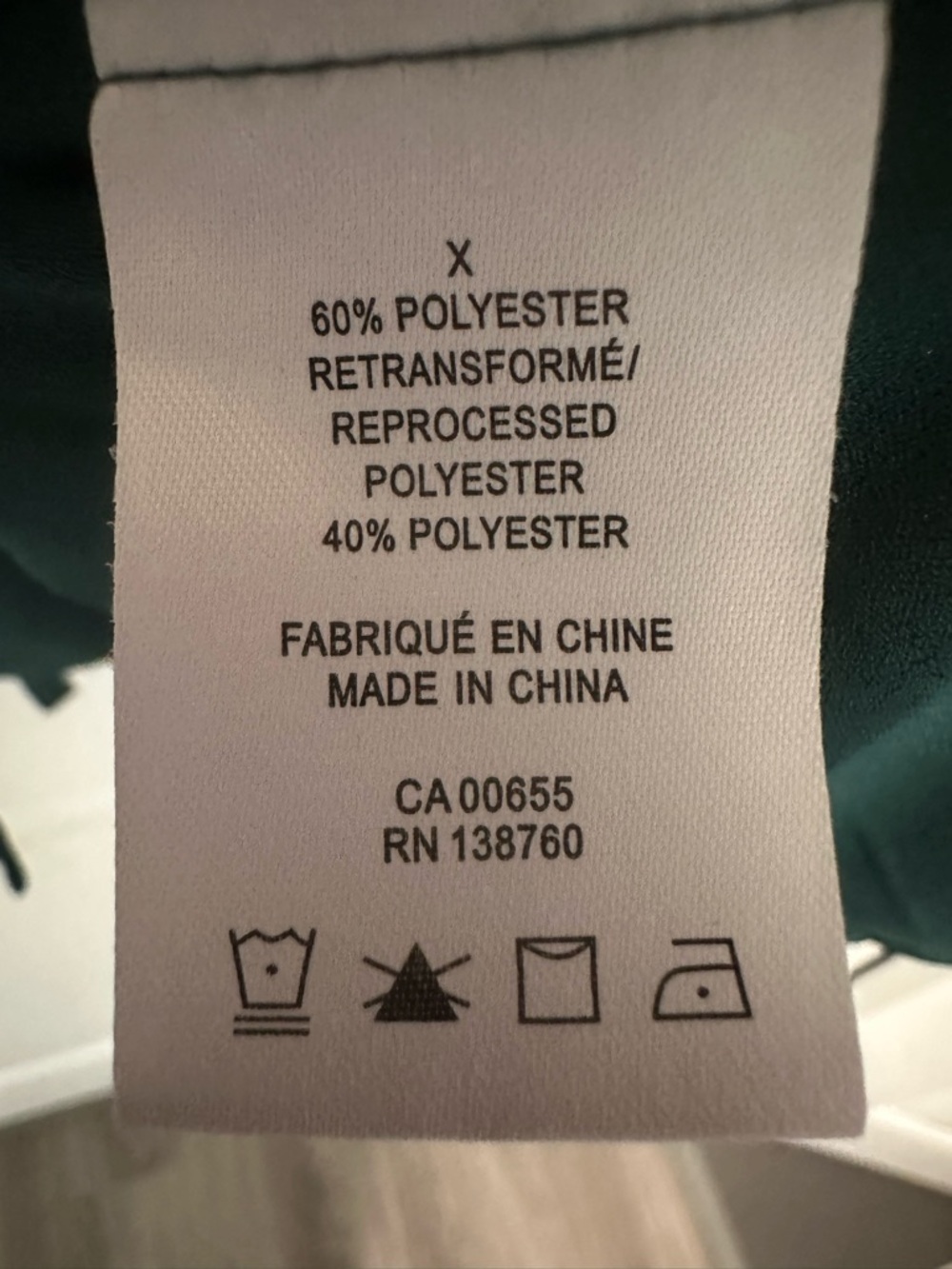 Penningtons Teal Pleated Button-Front Tie-Neck Blouse - Picture 12 of 13